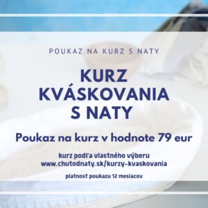 poukaz na kurz kvaskovania 79e