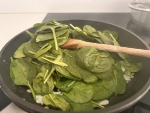 veľkonočný recept na Zelený stvrok- špenátový quiché