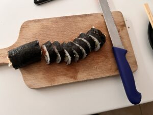 recept od Naty na výrobu domáceho sushi